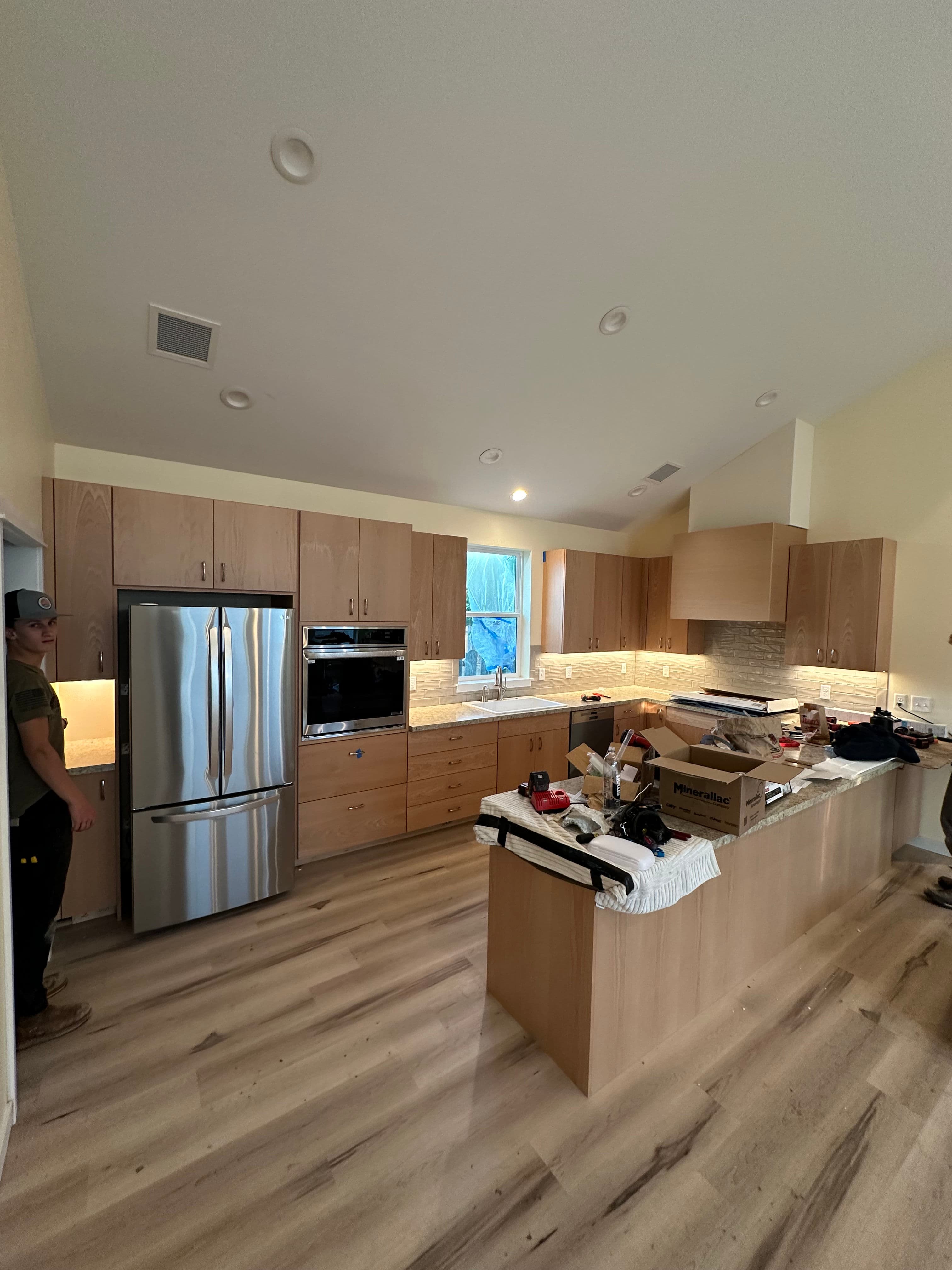 Project Under Cabinet Lighting Installation in Modern Kitchen image