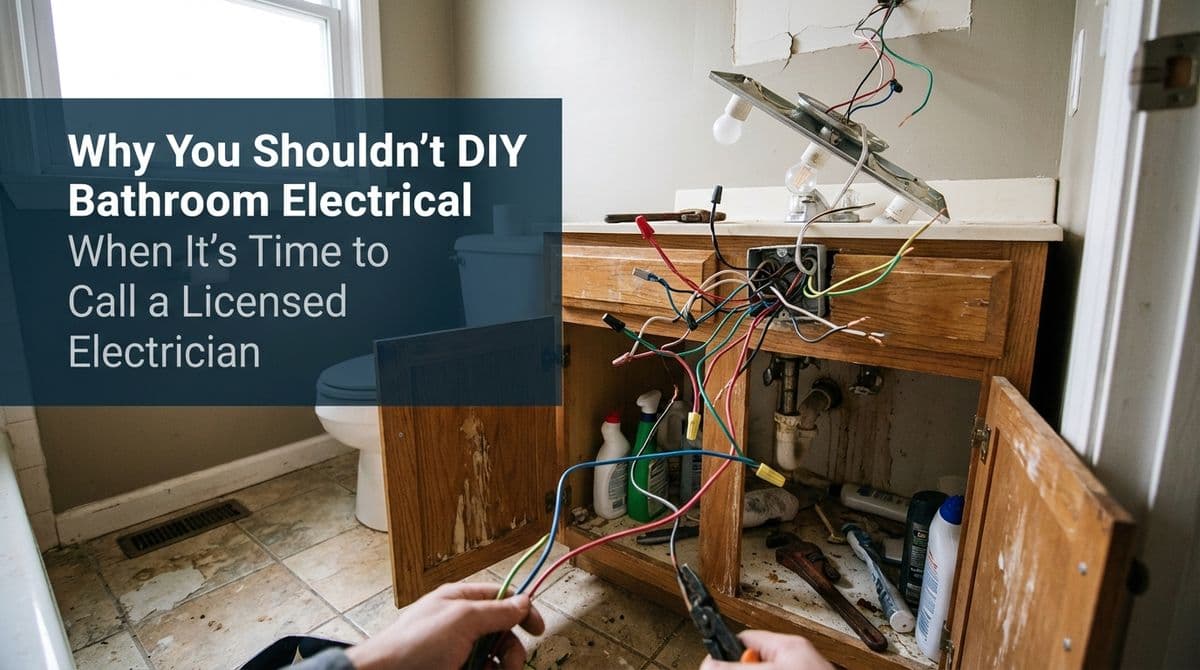 Why You Shouldn’t DIY Bathroom Electrical in a Remodel image